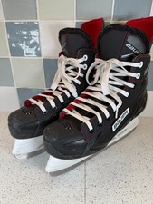Bauer NS Ice Hockey Skate Skates UK Size 8 Black White Red