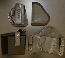 Lot Of Four Taser Pulse Holsters-IWB/OWB/Pocket/Ankle