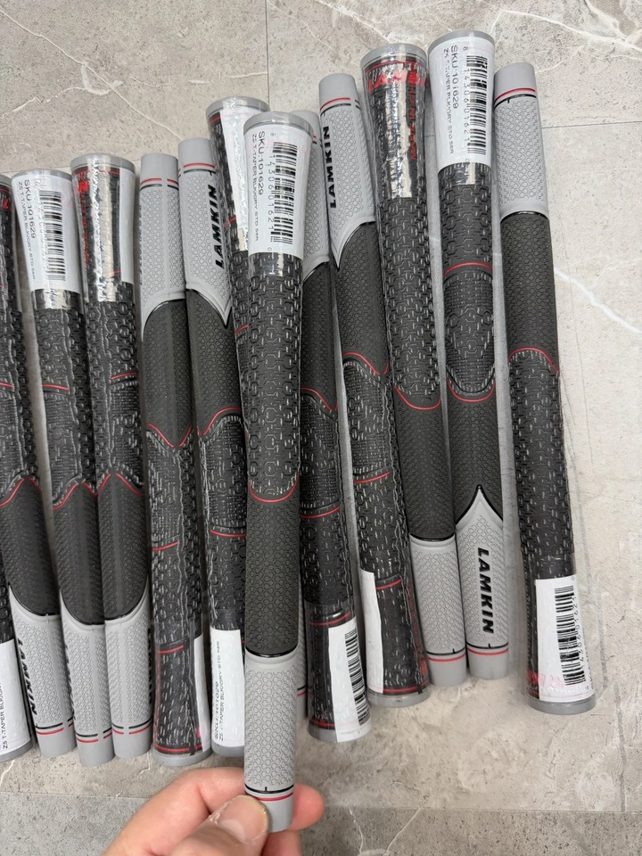 Lamkin Z5 Tour Taper Multicompound Cord Standard Grips Authentic Set Of 13 - Image 3 of 4