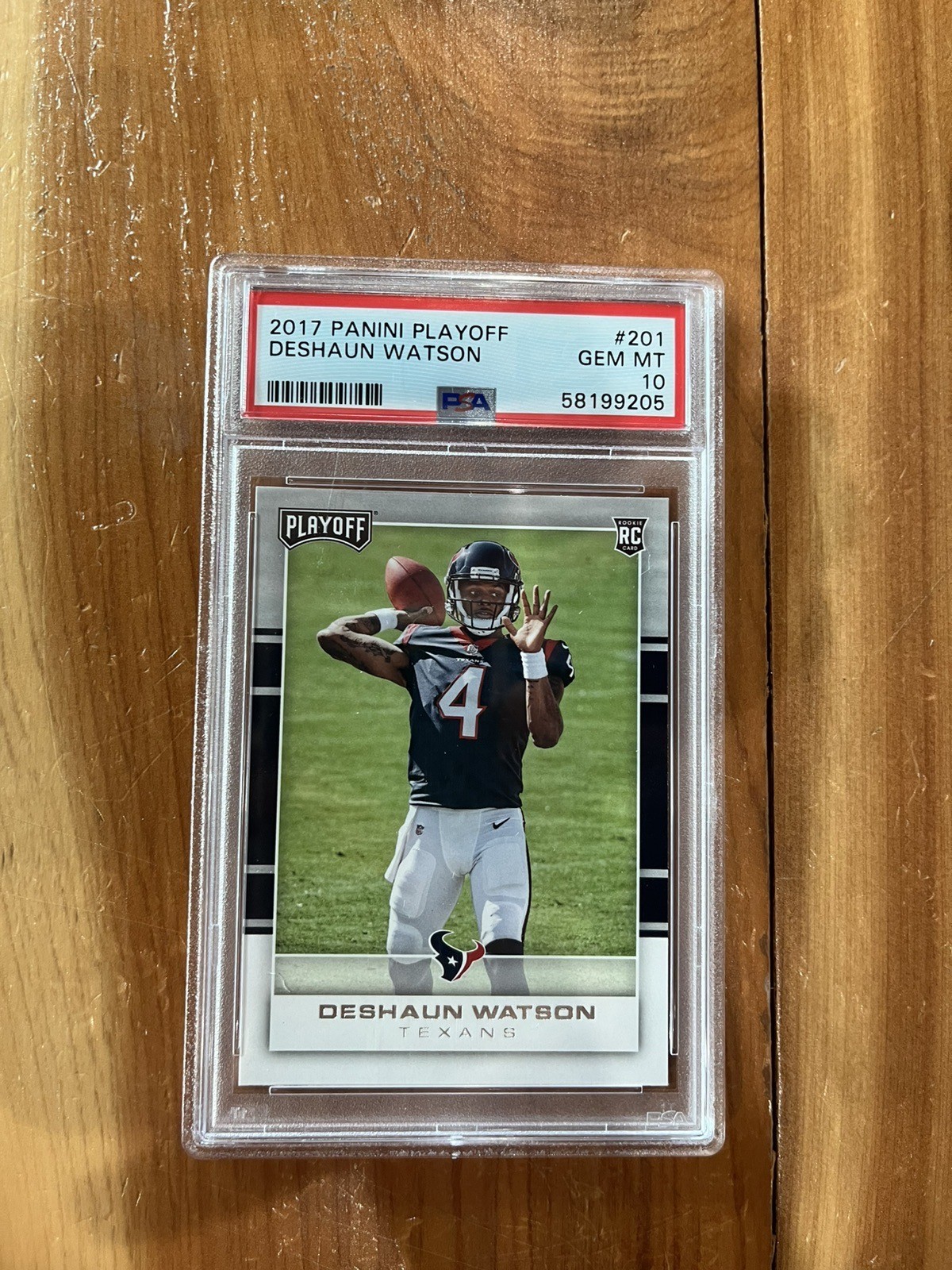 Deshaun Watson Rc 2017 Panini Playoff #201 PSA 10 🔥 Texans