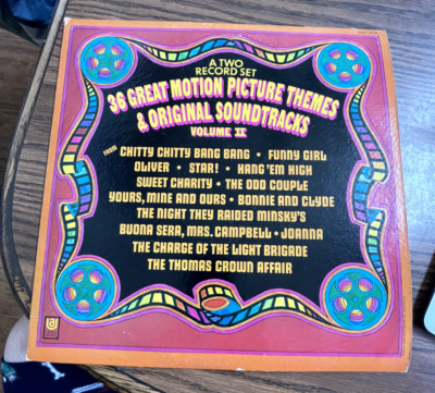 A two Record Set. 36 Great Motion Picture Themes & Soundtracks Volume II LP 