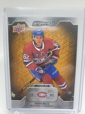 OWEN BECK 2023-24 UD Engrained Oak BASE ROOKIE RC #109 73/399