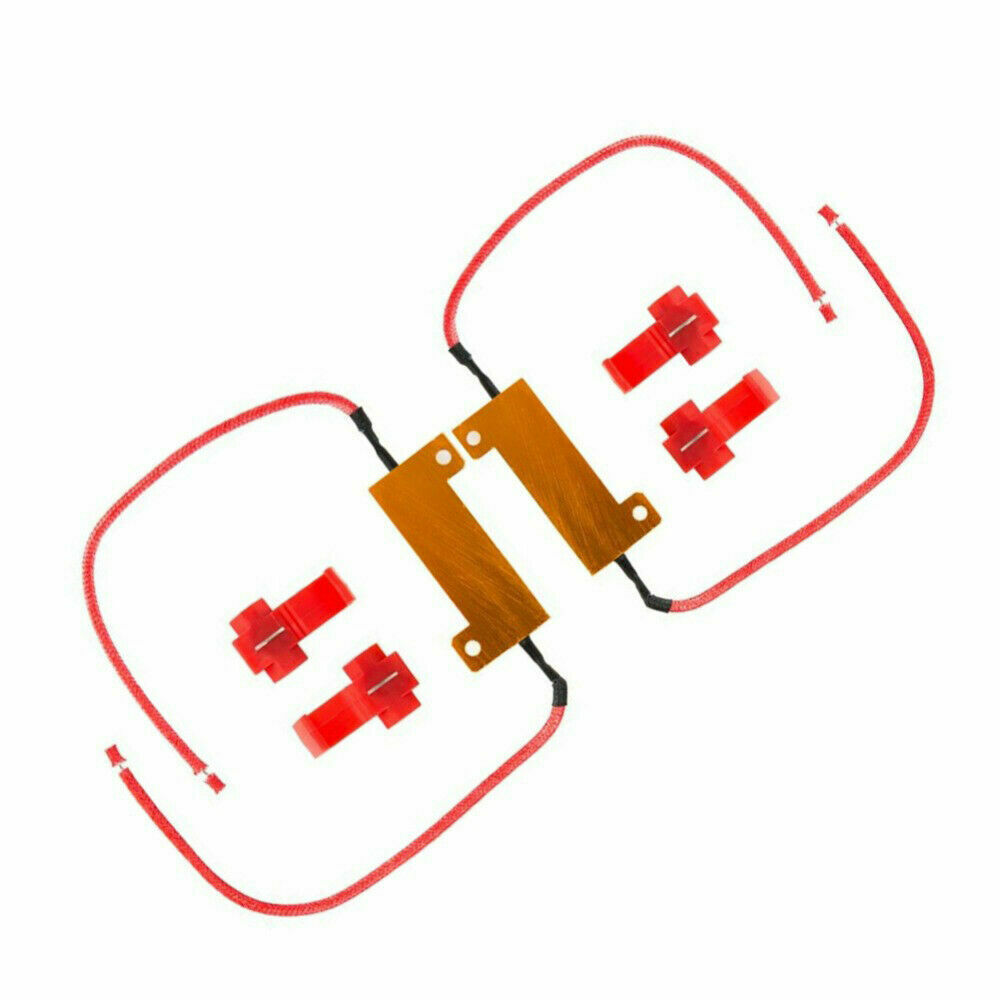 2 pcs Load Resistor 50W 6RJ LED Decoder Fix Error Code Hyper Flash Turn ...