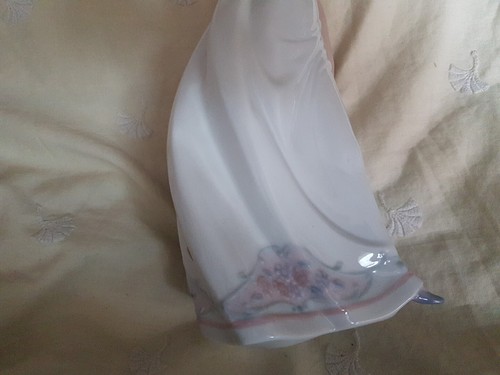 New In Box Vintage Lladro Porcelain China Afternoon Promenade Lady Figurine - Picture 4 of 9