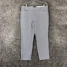 Banana Republic Blue Plaid Sloan Pants Women  s 12