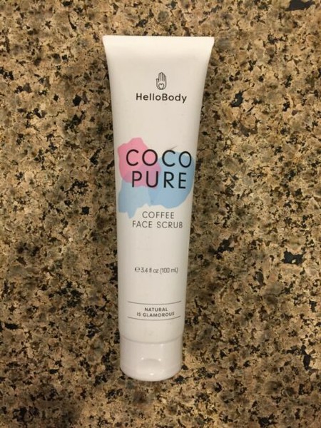 coco pure detox coffee face scrub
