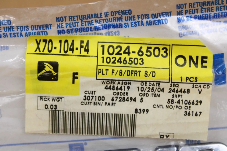 ¡Nuevo! Pontiac Grand Prix 1997-2000 carrocería lateral puerta delantera emblema insignia OEM Foto 3 de 3
