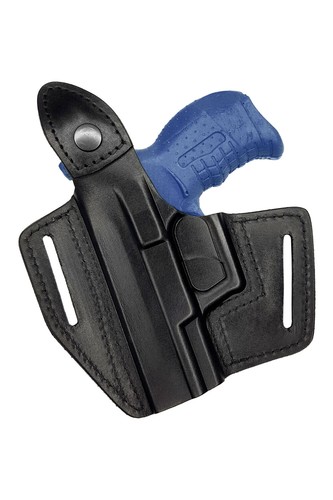 B6 Leather Holster fits Walther P22Q Beltholster Right-handed black VlaMiTex - Picture 4 of 5