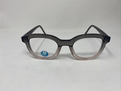 PARADIGM EYEWEAR BALDWIN SO 49/23/145 GRAY PINK CRYSTAL EYEGLASSES FRAME !T34