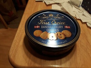 Danish cookies tin