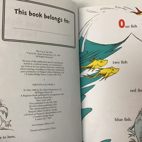 Dr Seuss The Cat In The Hat Green Eggs and Ham Plus More - Picture 14 of 16