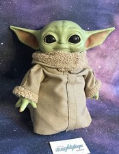 Star Wars Mandalorian The Child 11" Plush Baby Yoda Grogu Doll Mattel 2020 Toy