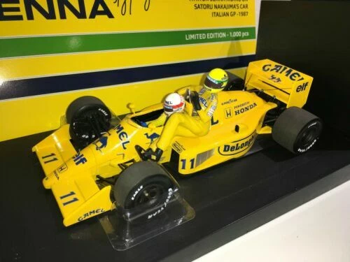 Formel 1-Modelle im Maßstab 1:18 mit Ayrton Senna