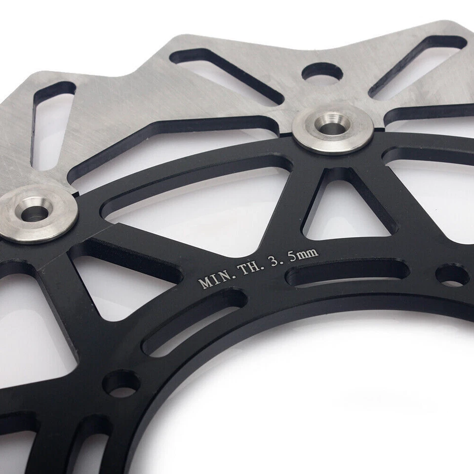 320mm Front Brake Disc & Bracket For Honda CR 125 250 R E 04-08 CRF 250 450 R X - Image 3 of 4