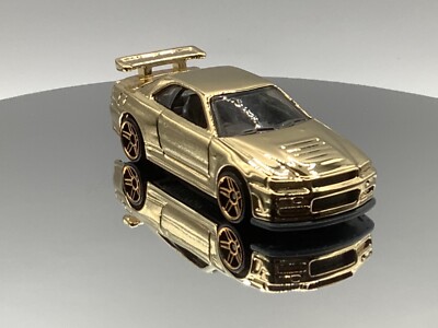 HOT WHEELS CUSTOM REAL CHROME OR GOLD JDM DATSUN HONDA NISSAN MAZDA OR  TOYOTA