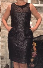 Isani for Target Black Sequin Sleeveless Dress NWT Size M