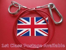 Heavy Duty Red Breakaway Cable suit Ifor Williams Trailer or Caravan  UK Made