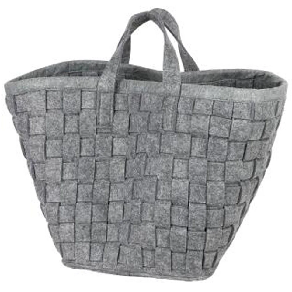 Kaminholzkorb Kunstleder und Filz,stabile Ausführung,Holzkorb,Brennholzkorb - Bild 3 von 4