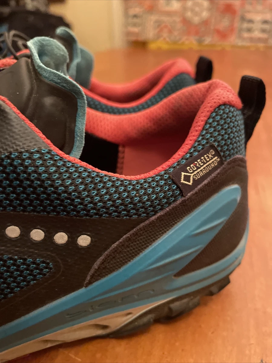 overflade Junior format ECCO Biom Venture Gore-Tex Surround Blue Hiking Trail Shoes Womens Size 6  US 37 | eBay