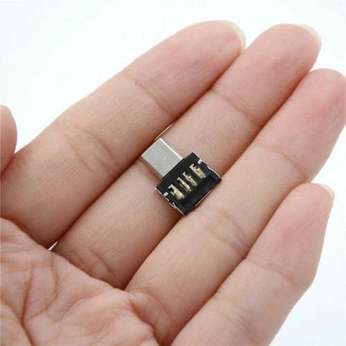 OTG to Micro USB Flash Drive U Disk Adapter Connector Metal For Tablet PC Phone - Picture 3 of 3