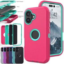 For iPhone 16/Pro/ 16 Pro Max/16 Plus/16e Case Phone Shockproof Protective Cover