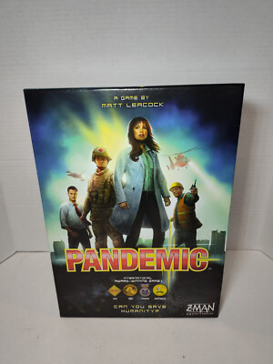 BRAND NEW!!  Z-Man Games - Pandemic Board Game - 2-4 Players Ages 8+