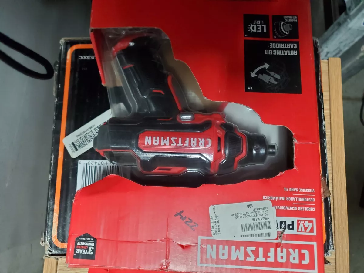 Craftsman 4 volt on sale screwdriver