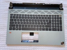 Dell G15 5510/5511/5515 Grey Palmrest  Eng Keyboard 095P6M Broken Edge Chk B7