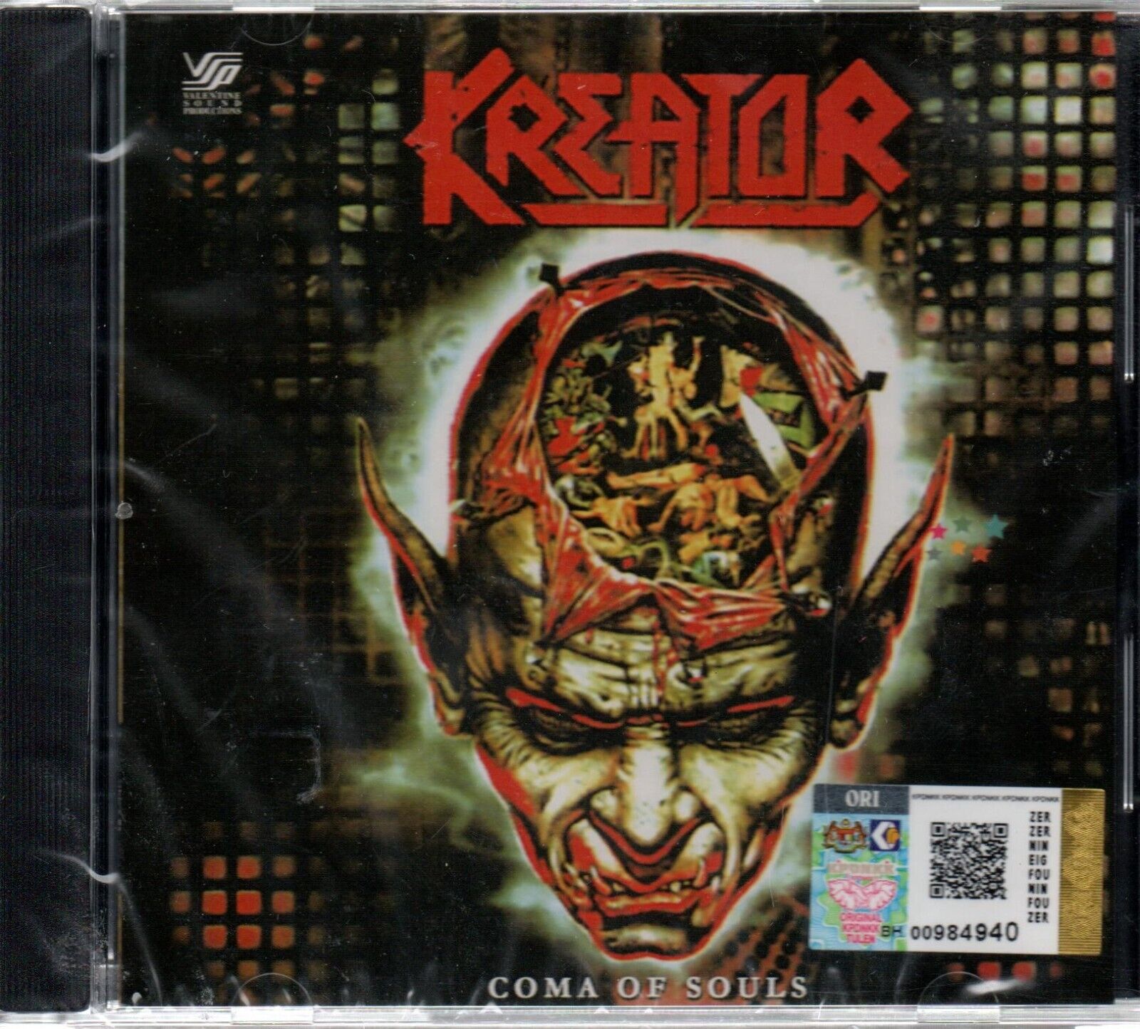 CD Kreator ‎Coma Of Souls (10 Songs / Reissue) Malaysia Edition
