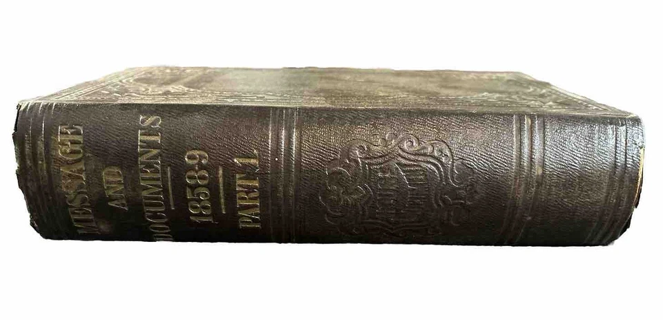 1858 Message from the President of the United States to the 35th Congress V. 1 - Image 2 of 4