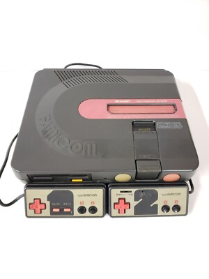 SHARP - SHARP twin FAMICON AN-500B ブラック Sharp Twin Famicom console Set Black AN-500B Working Japan
