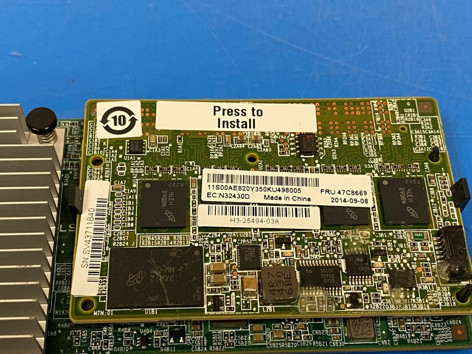 IBM 46C9111 M5120 ServeRAID 12gb/s Raid PCI-e 3.0 X8 SAS/SATA CONTROLLER CARD - Image 2 of 4