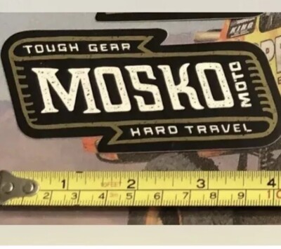 MOSKO MOTO TOUGH GEARS STICKERS DECALS baggers racing travels hooligan travel mc