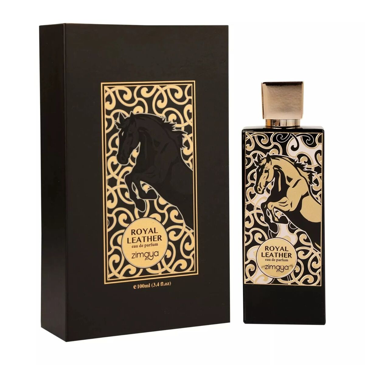 Afnan Zimaya Royal Leather Eau De Parfum Spray (Unisex) By Afnan - 3.4 oz Afnan Zimaya Royal Leather Eau De Parfum Spray (Unisex) By Afnan - 3.4 oz