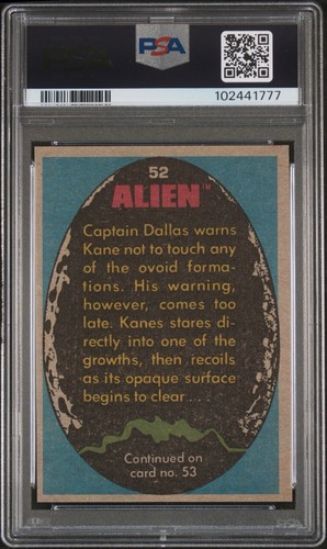 1979 Topps Alien - 39 The Derelict Spaceship - PSA 8 NM-MT - Picture 4 of 4