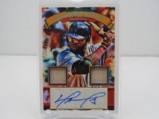 DAVID ORTIZ 2019 DIAMOND KINGS DUAL BAT RELIC AUTOGRAPH AUTO! #11/25! SP!
