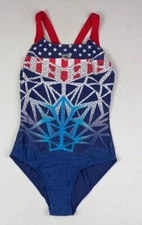 Women's Arena Bishamon USA Swim Pro Back One Piece Swimsuit