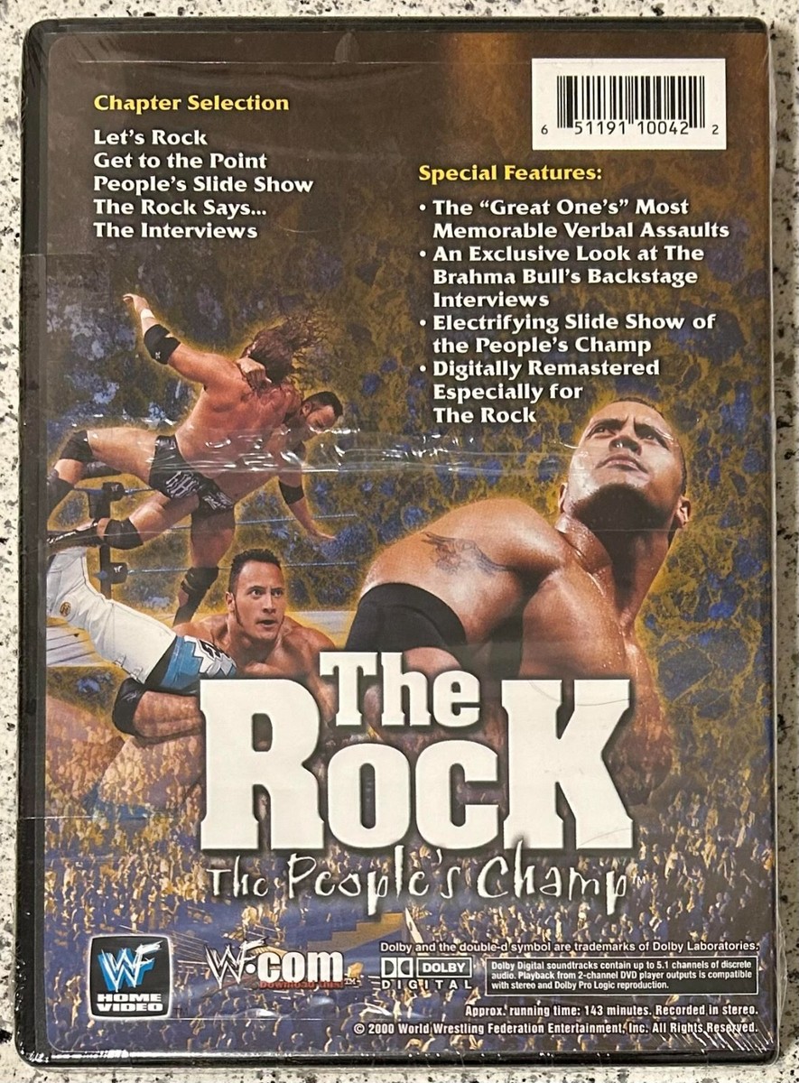 スポーツ・フィットネス WWF WWE DVD WWF - The Rock: The Peoples Champ (DVD, 2000) for sale online | eBay