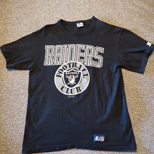 Vtg Los Angeles RAIDERS FOOTBALL CLUB 1988 MADE IN USA BLACK SINGLE STICH Tshirt
