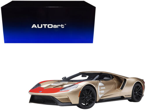 Autoart 72928 Ford GT Heritage Edition #5 "Holman Moody" Gold Metallic 1/18 - Picture 1 of 1