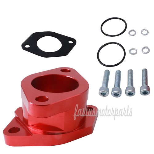 Red Carburetor Intake Manifold Boot for Yamaha Warrior 350 YFM350X - Afbeelding 2 van 8