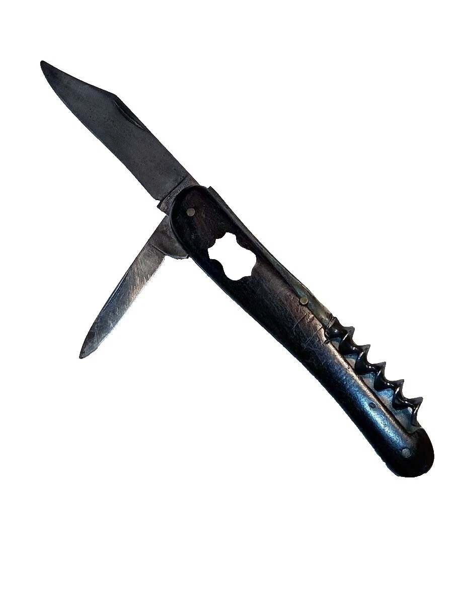 Alça de Madeira Solingen Canivete canivetes industrializados antigos colecionáveis