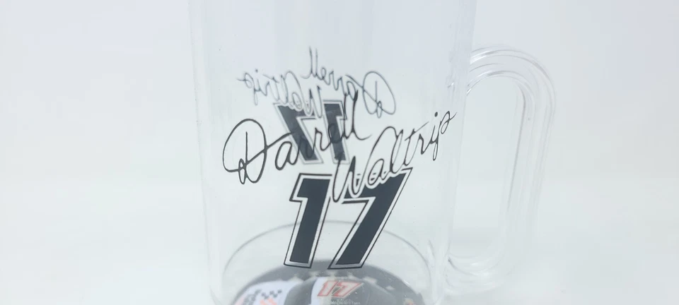 Taza de plástico Darell Waltrip de colección con base de coche de carreras diecast 17 CÓMO Foto 4 de 4