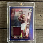 2024 Panini Donruss Optic Rookie Phenoms Blue Priz Patch Jayden Daniels #RPB-JDS