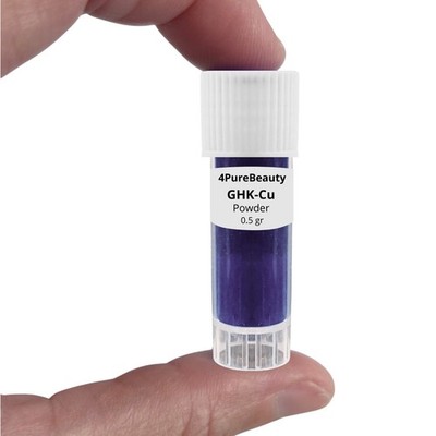 USA Copper Peptide GHK-Cu Powder, DIY Blue Copper for Making the Best Face  Cream