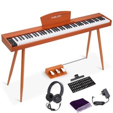88 Key Digital Piano with Semi-Weighted Keys, Full Size Electric Keyboard for...