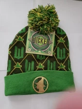 Universal Studios WICKED Elphaba Green Pom Pom Beanie NWT