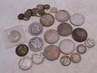 Antique Pre-1965 United States Silver Dollar Coin Set Dime Quarter Morgan $1 Vtg