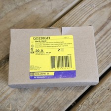 Square D QO220GFI 20A 2-Pole GFI Circuit Breaker 120/240V Brown