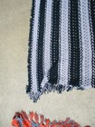 Lot of 2 VTG Handmade Crochet Throw Blankets Quilts Horizontal w/ Fringe 69"x45" — photo 10